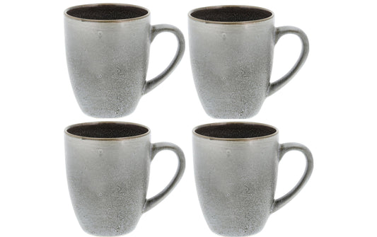 Bitz, Kaffeetasse 300 ml, 4 Stück, Grau