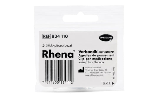 IVF Verbandklammern latexfrei weiss