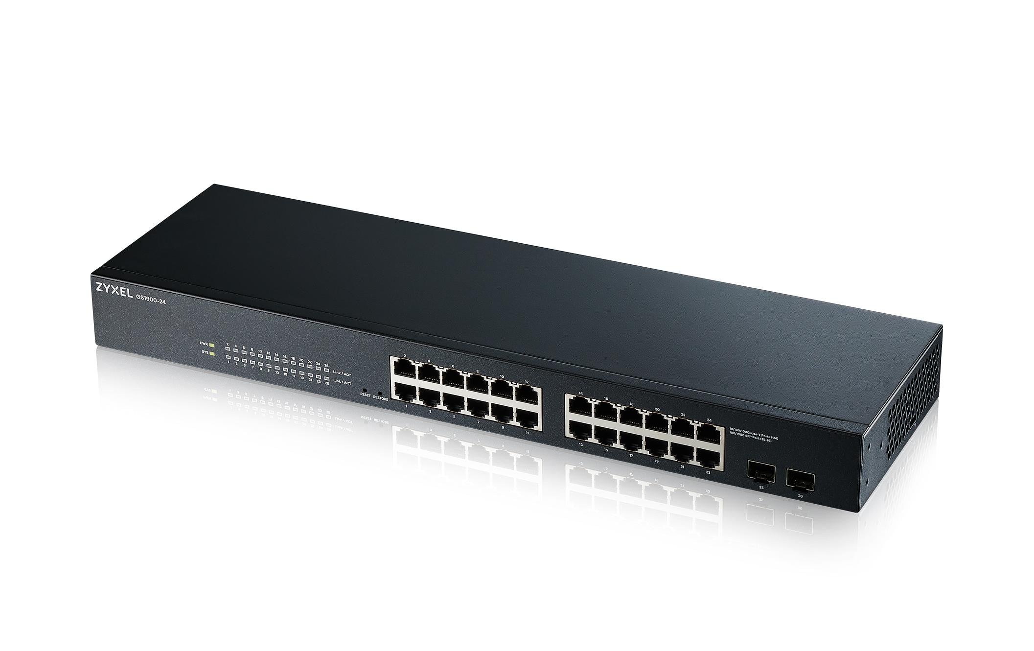 ZyXEL GS1900-24 v2, 24Port-Switch, Gigabit