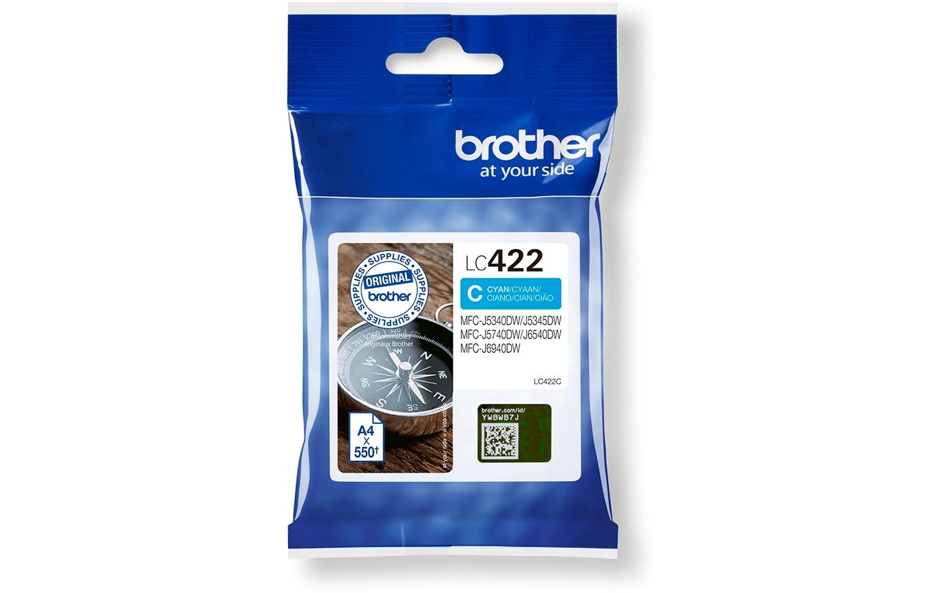 Brother, Tinte LC-422C Cyan