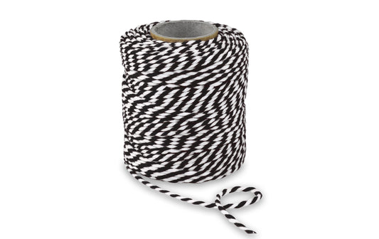 Pattberg | Baumwollkordel | Grösse: 0.2 cm x 50 m Farbe: Schwarz
