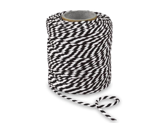 Pattberg | Baumwollkordel | Grösse: 0.2 cm x 50 m Farbe: Schwarz