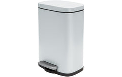 Spirella Treteimer POUBELLE AKIRA 12L BLANC