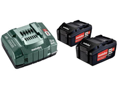 Metabo | Basis-Set Akku und Ladegerät | 2 x 5.2 Ah