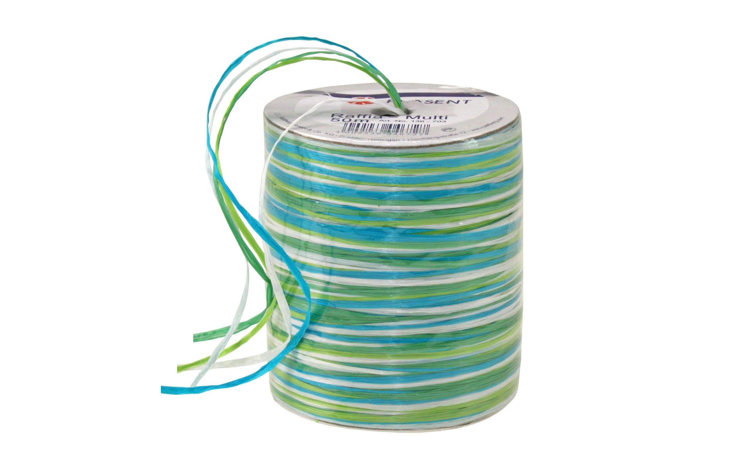Pattberg, Geschenkband Raffia Multi 50 m, G