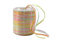 Pattberg | Geschenkband Raffia Multi | 50 m, Mehrfarbig
