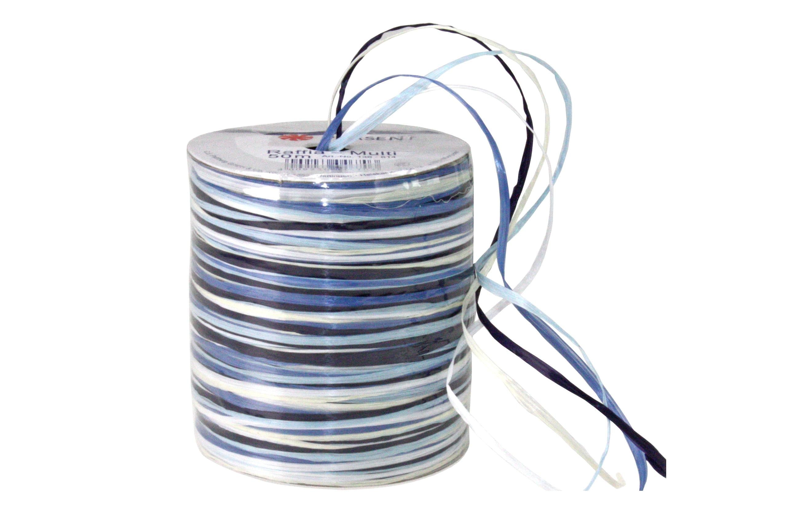 Pattberg, Geschenkband Raffia Multi 50 m, B