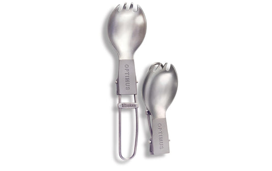 Optimus | Titanium faltbarer Spork | Red/Gray