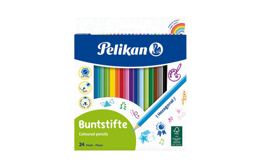 Pelikan Buntstifte sechseckig