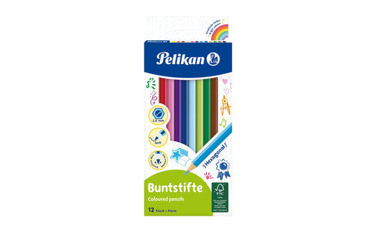 Pelikan Buntstifte sechseckig