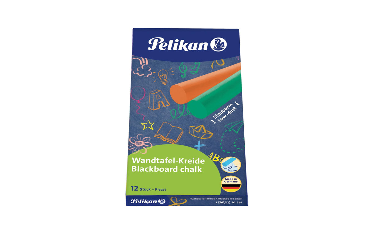 Pelikan, Wandtafelkreide 745/12, 12-teilig,