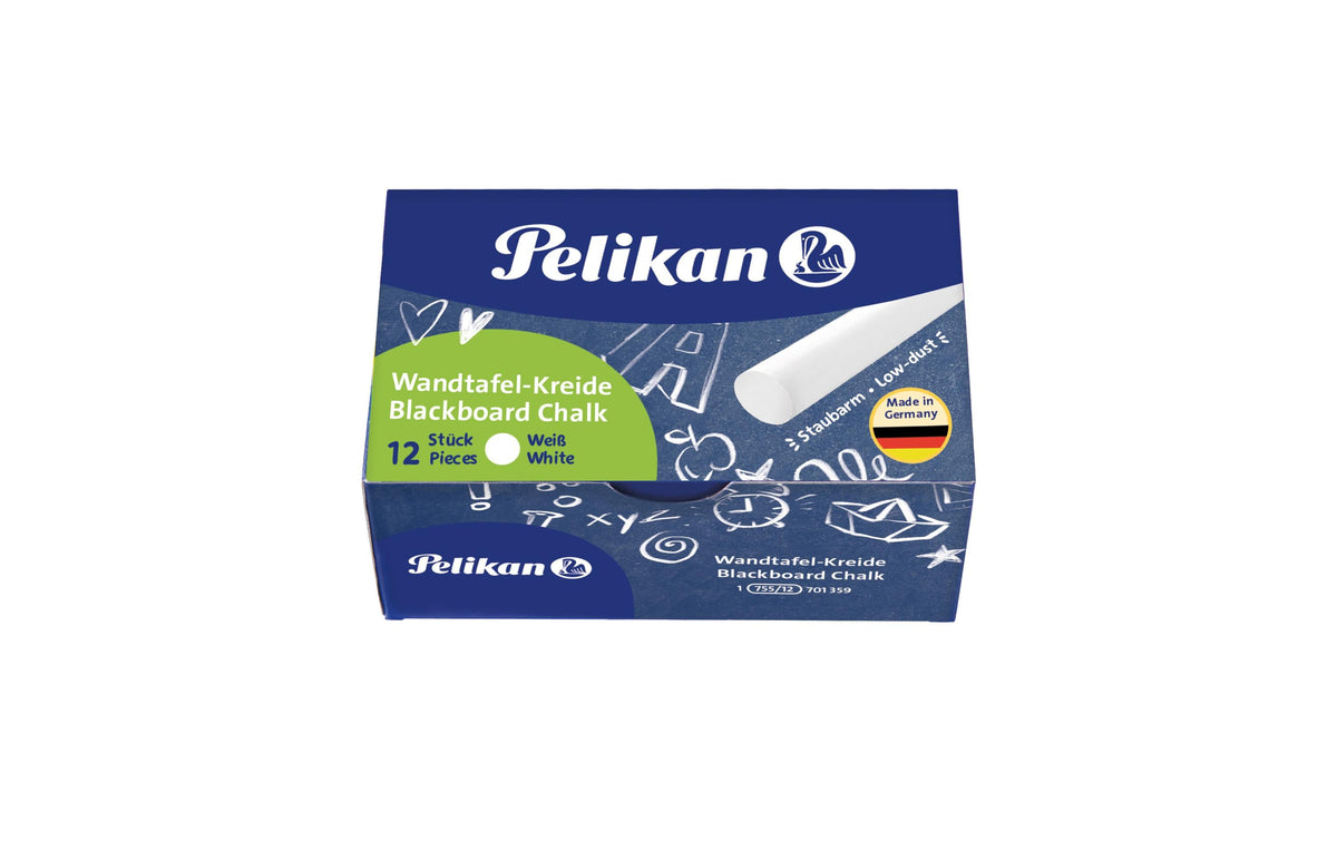 Pelikan, Wandtafelkreide 755/12, 12-teilig,