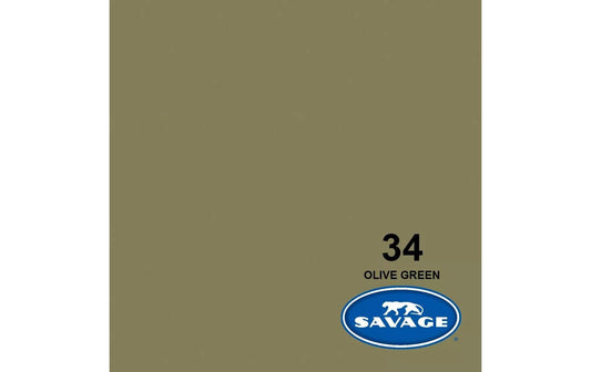 Savage Hintergrundpa. Olive Green 2.72x11m