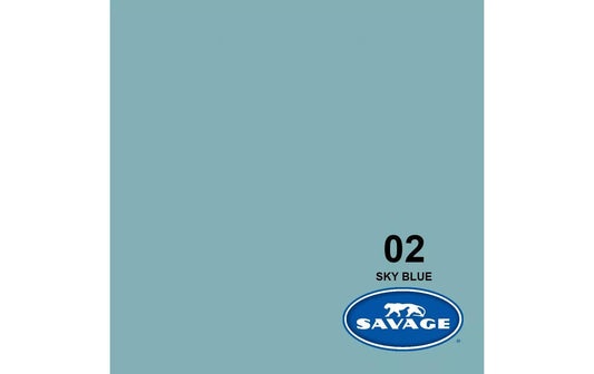 Savage Hintergrundpa. Sky blue 2.72x11m