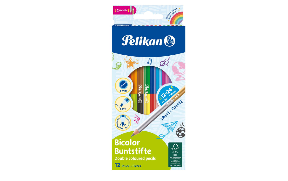 Pelikan Buntstifte Bicolor
