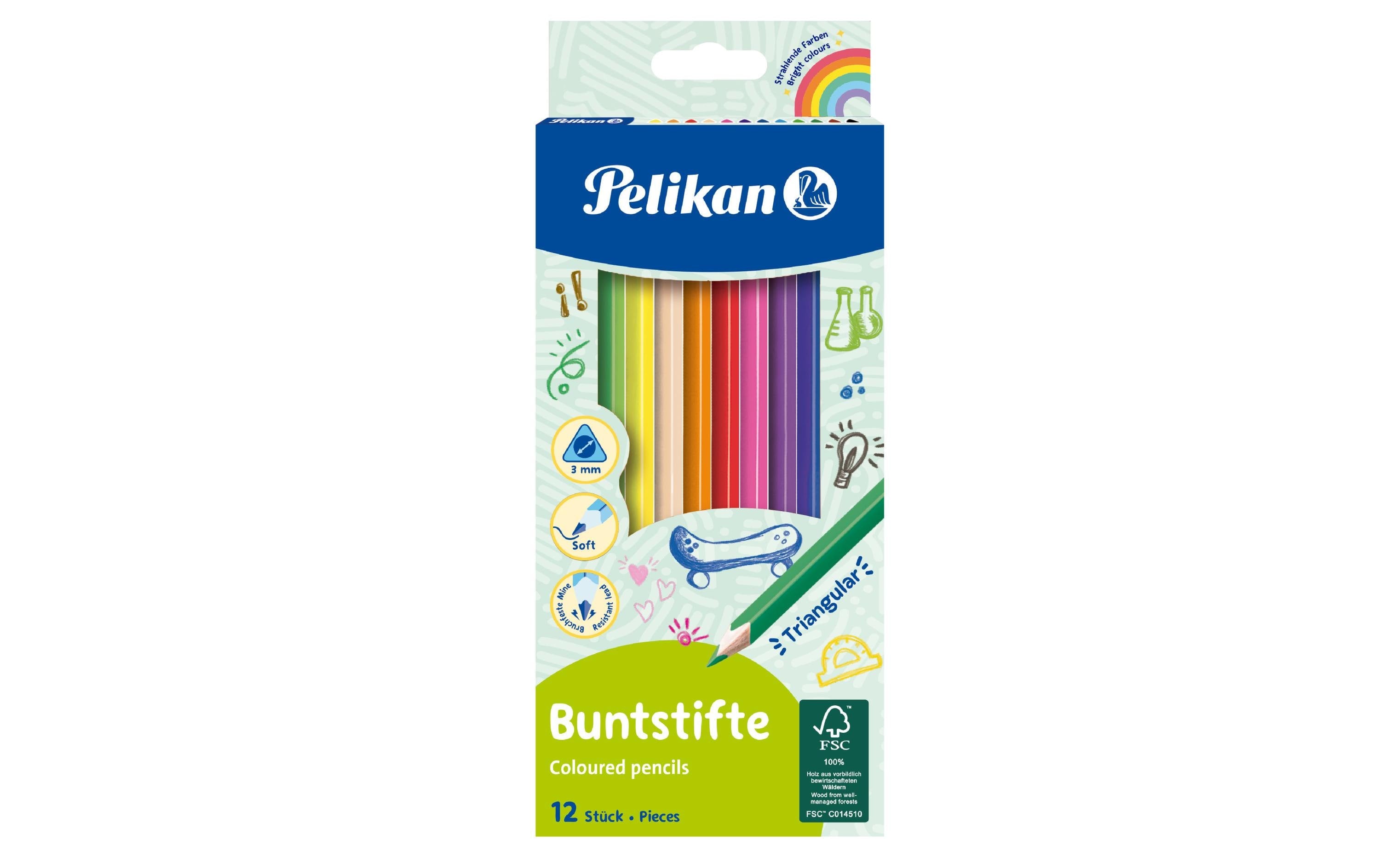 Pelikan Buntstifte dreikant