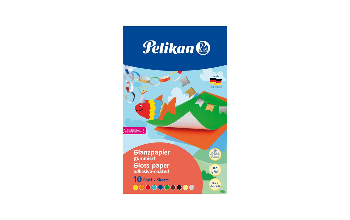 Pelikan Glanzpapier gummiert