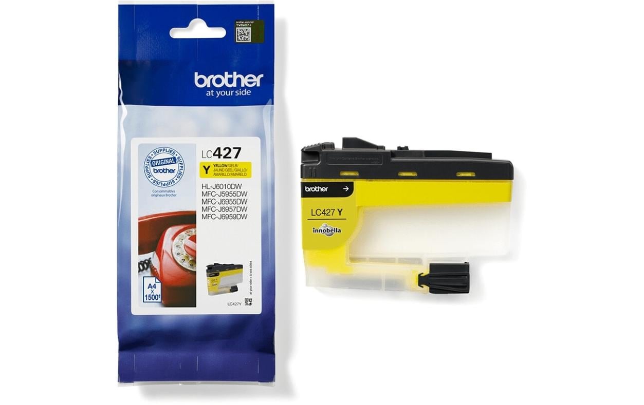 Tinte Brother LC-427Y, Yellow