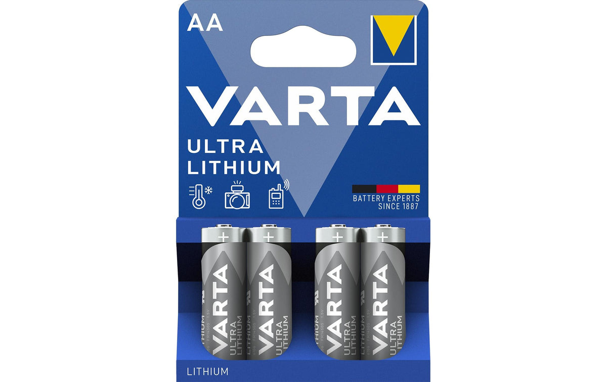 VARTA Lithium Batterie AA, 1.5V, 4Stk