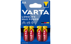 VARTA Longlife Max Power AA, 1.5V, 4Stk