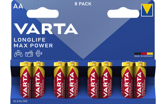 Varta, Batterie Longlife Max Power AA , 8 S