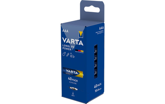 Varta, Batterie Longlife Power AAA , 40 Stü