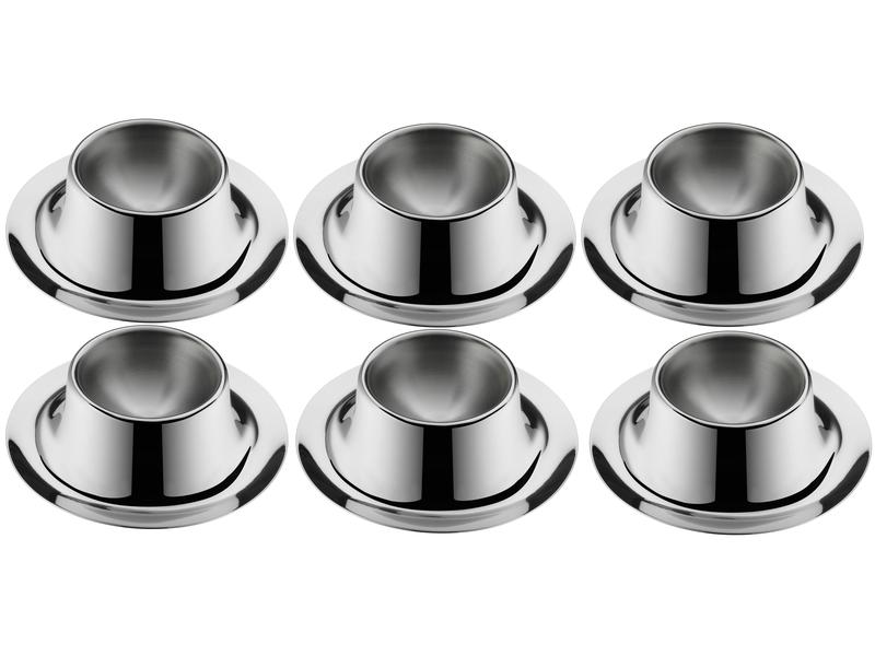 WMF | Eierbecher 6er Set | Cromargan® Edelstahl Rostfrei 18/10