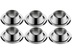 WMF | Eierbecher 6er Set | Cromargan® Edelstahl Rostfrei 18/10