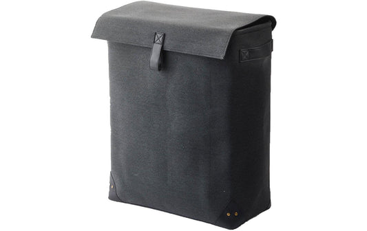 Aquanova | Wäschekorb Arian, Dunkelgrau | 50x26x60 cm, 75 L, Baumwolle, Polyester