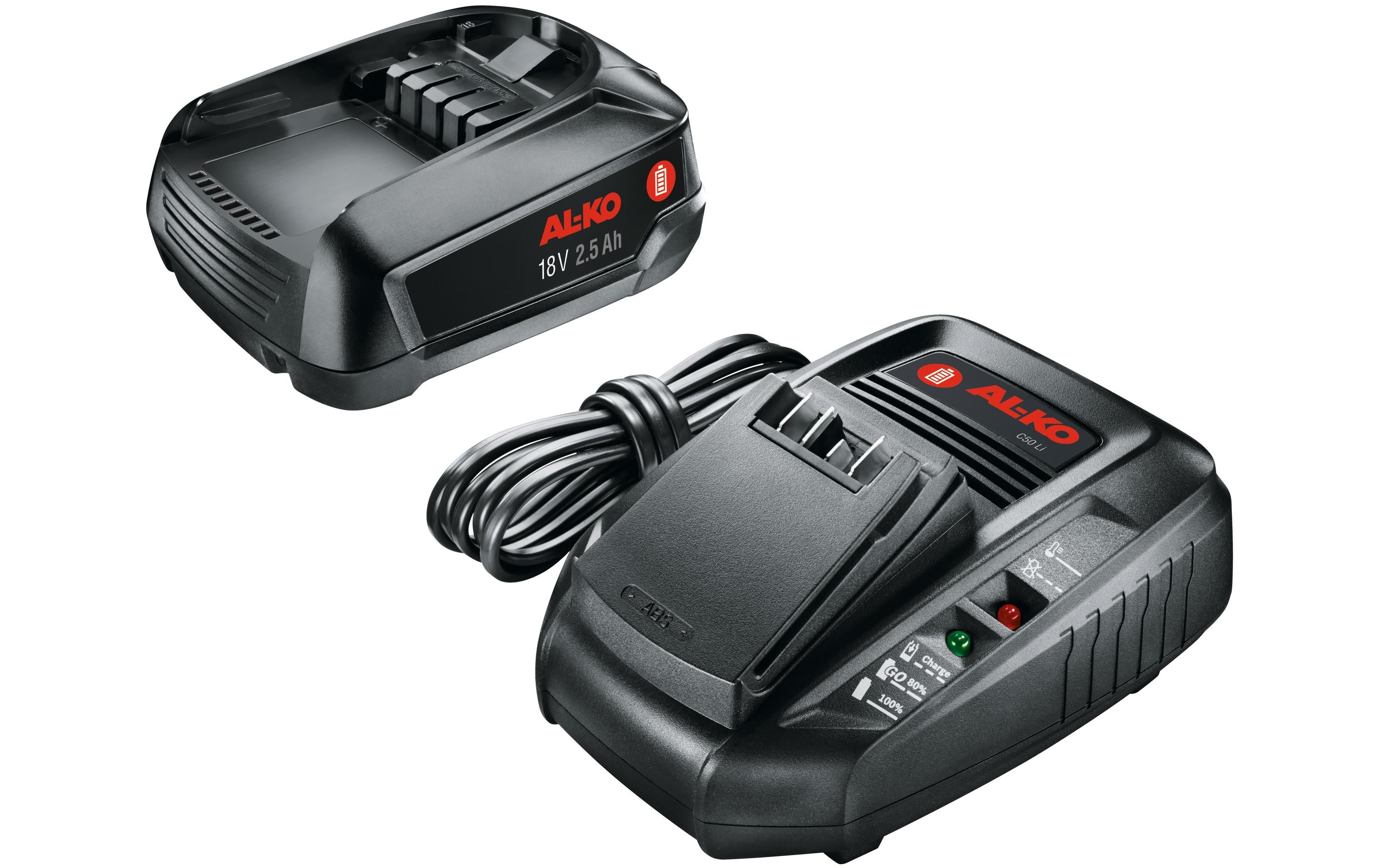 AL-KO 18 V Vorteils-Set inkl. Akku 2.5Ah
