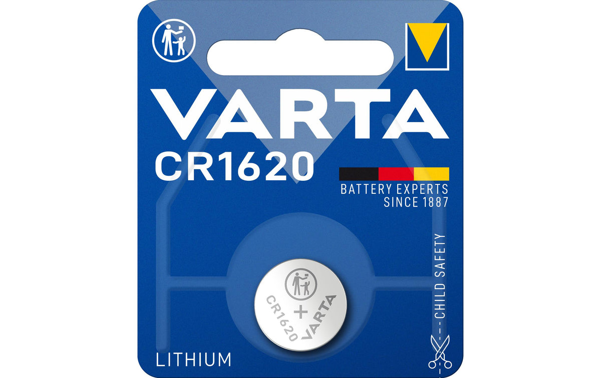 VARTA Knopfzelle CR1620, 3.0V, 1Stk