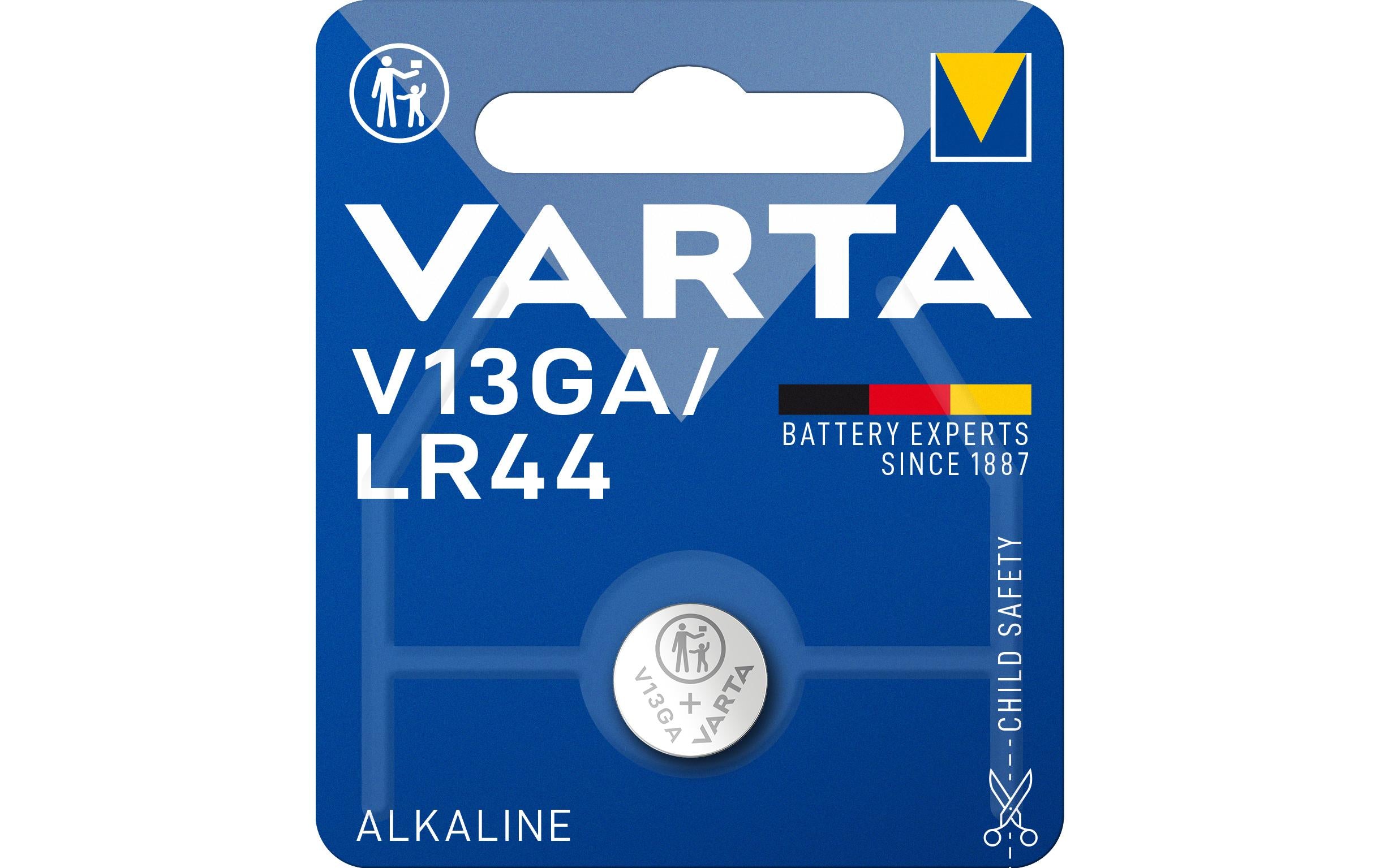 Varta, Knopfzelle V13GA / LR44 , 1 Stück