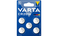 Varta, Knopfzelle CR2016 , 5 Stück