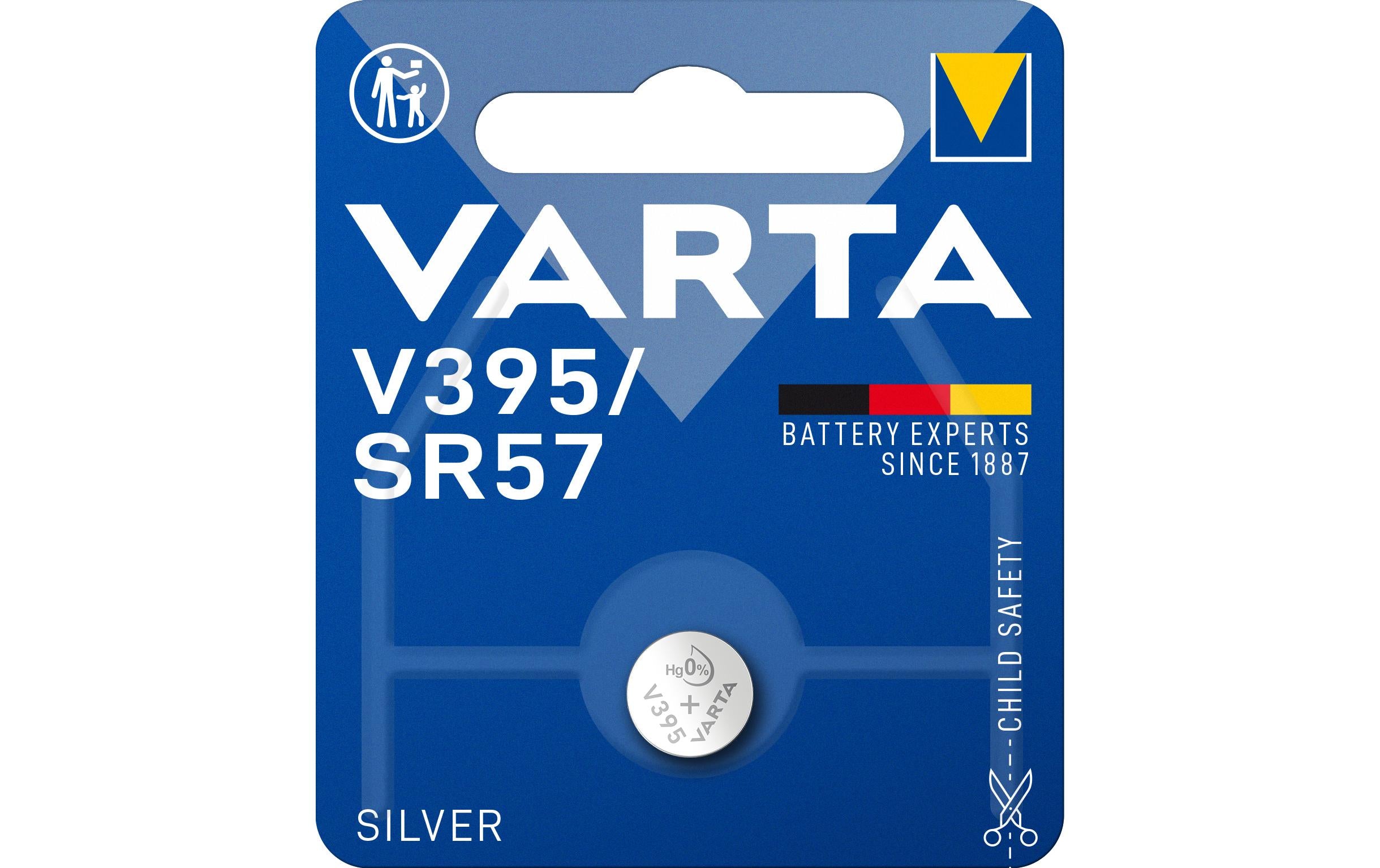 VARTA Knopfzelle Watch V395, 1.55V, 1Stk