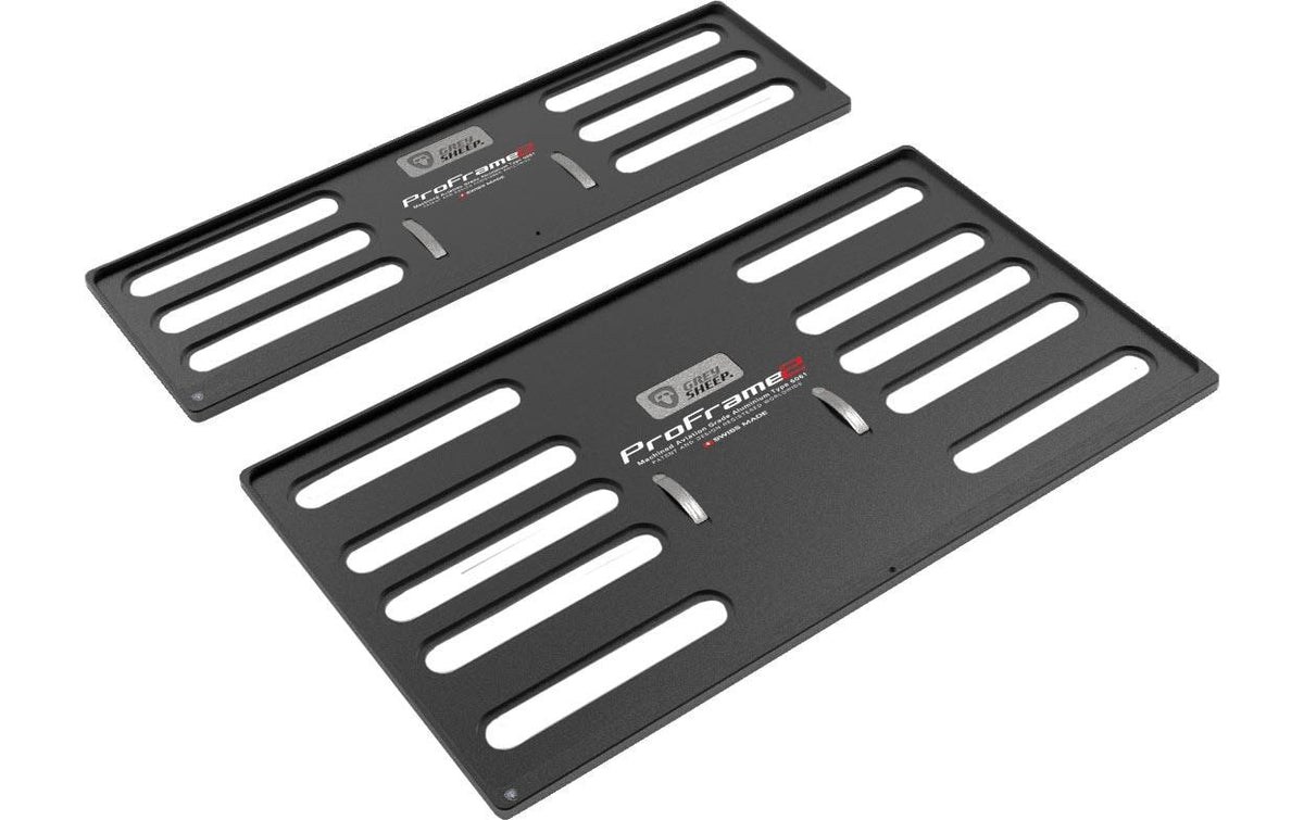 ProFrame 2, Nummernrahmen Set,Aluminium