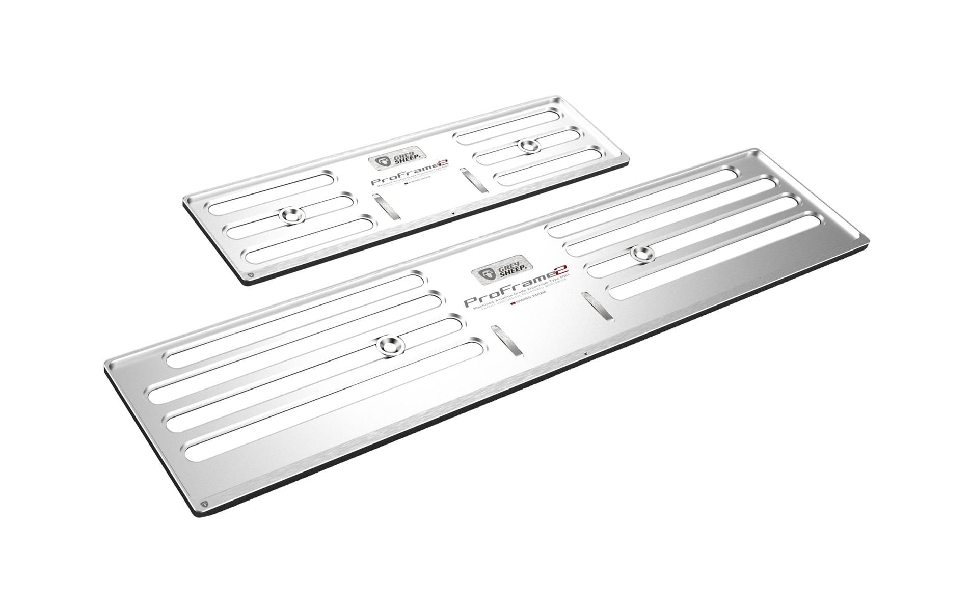 ProFrame 2, Nummernrahmen Set,Aluminium