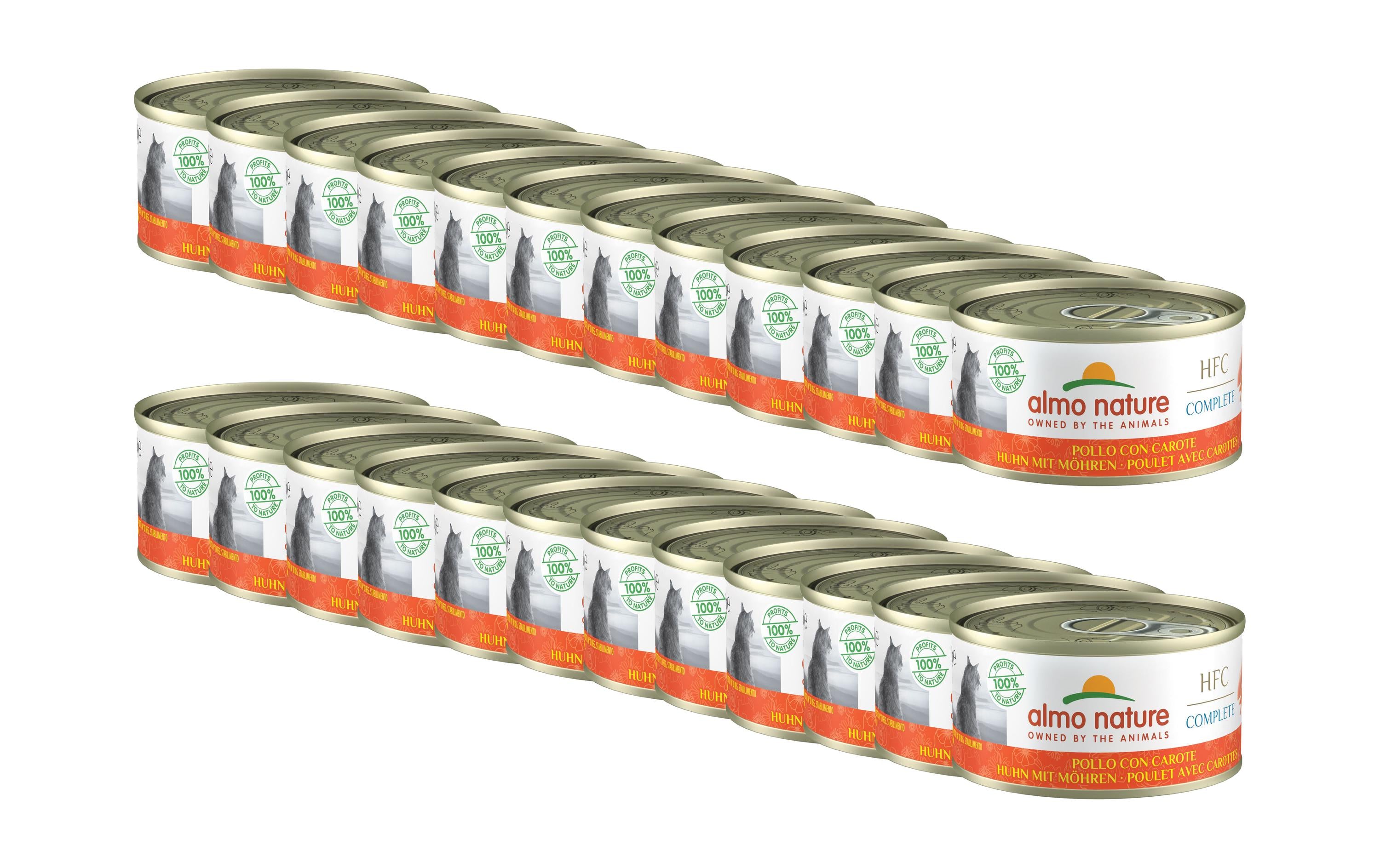 Almo Nature Nassfutter Huhn mit Kar. KIT