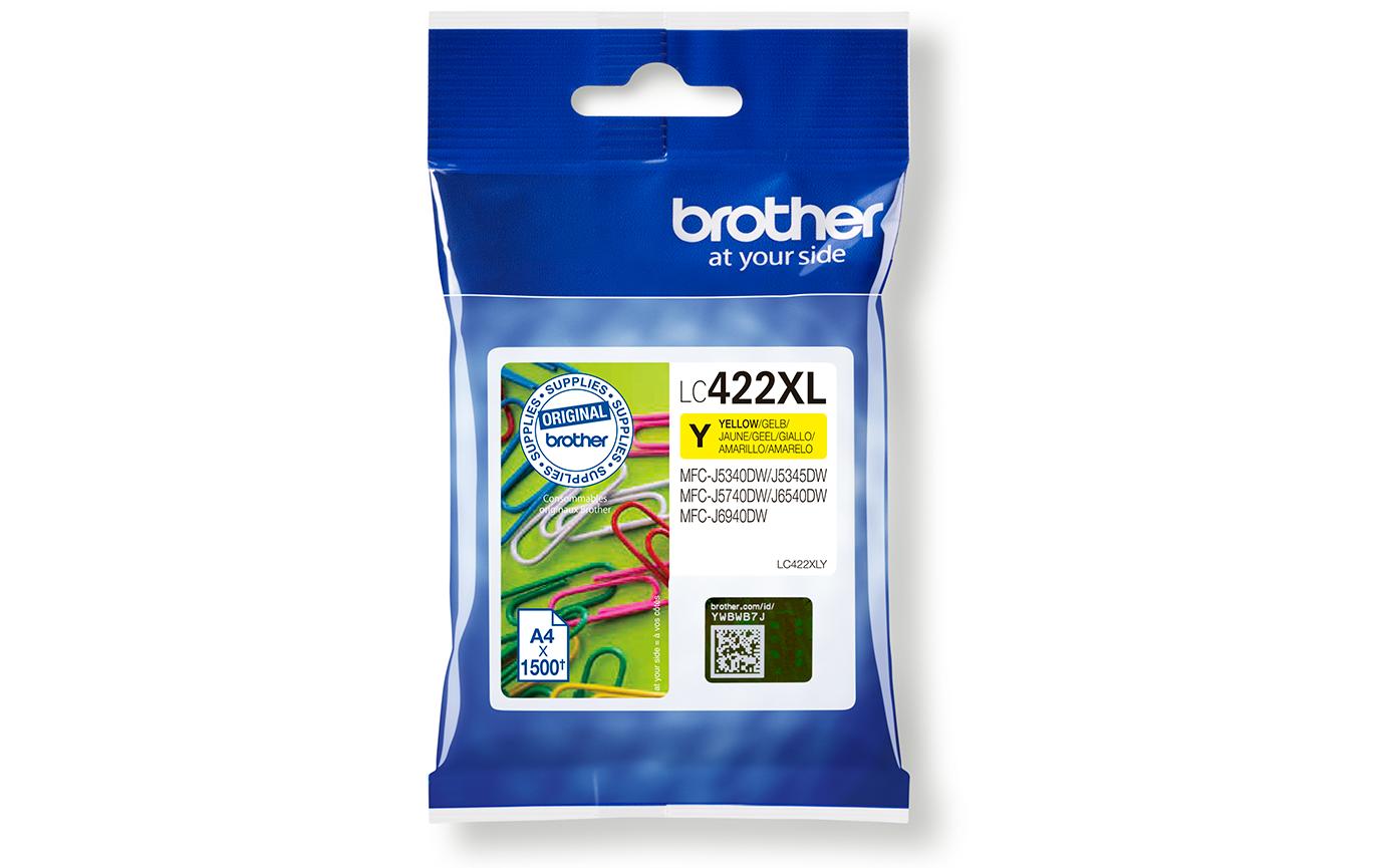 Brother, Tinte LC-422XLY Yellow