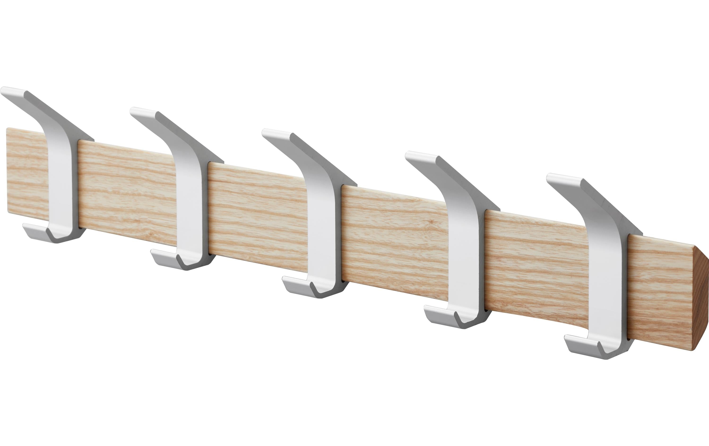 Yamazaki, Wandgarderobe Rin 5 Haken, Braun/