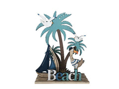 Dameco | Deko Maritim Beach Segelboot | L:16.5cm B:5cm H:23cm