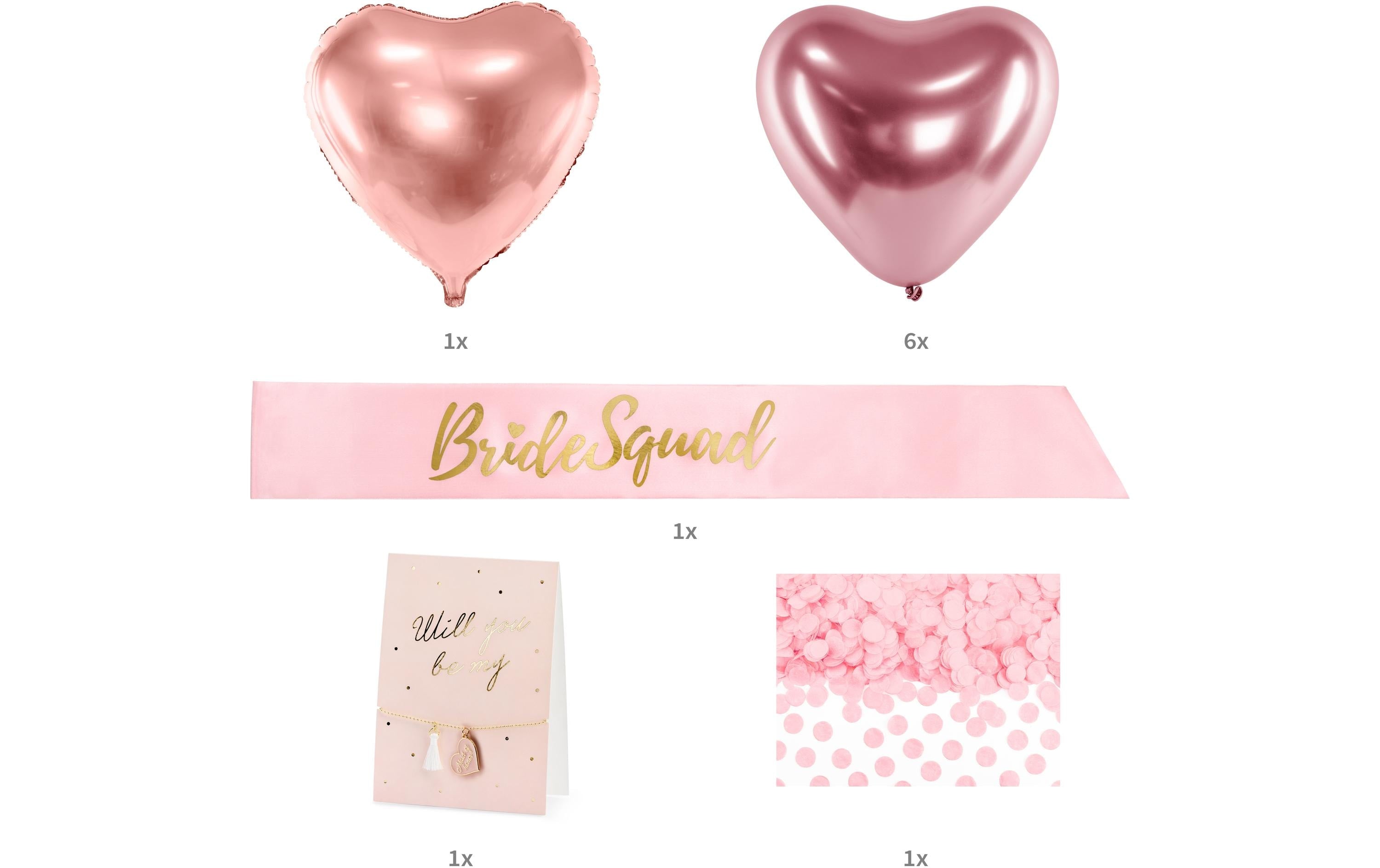 Partydeco Bride Squad Set Mix
