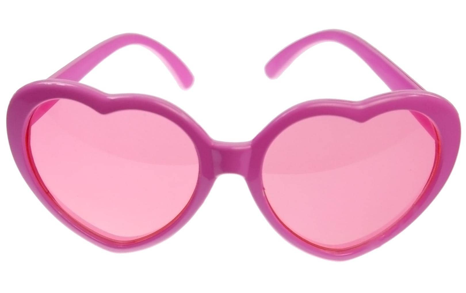 Partydeco Brille Herz