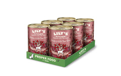 Lily's Kitchen | Lilys Kitchen Nassfutter für Hunde | Hirsch und Wildschwein, 6x400g