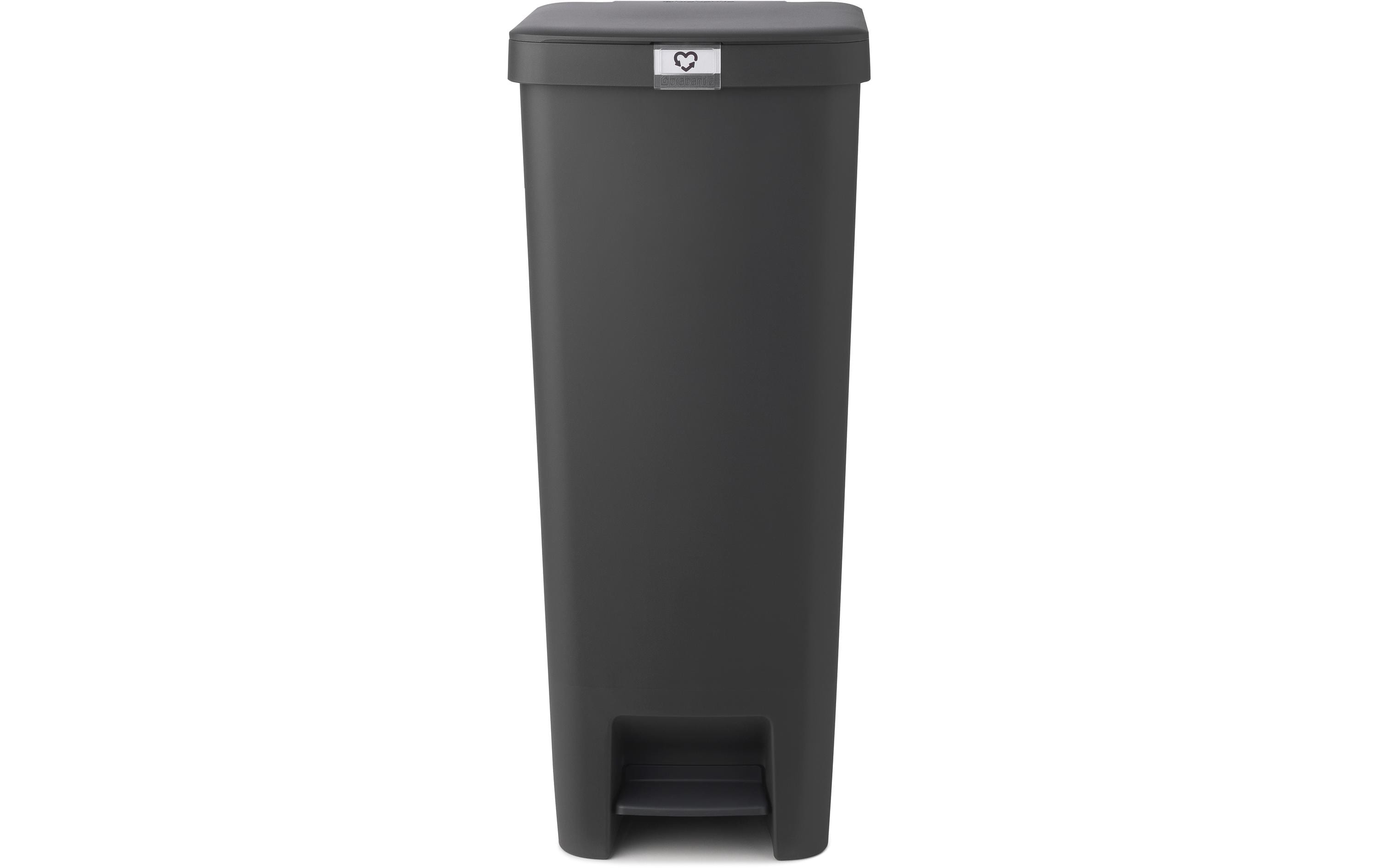 Brabantia, Abfalleimer StepUp 40 l, Dunkelg