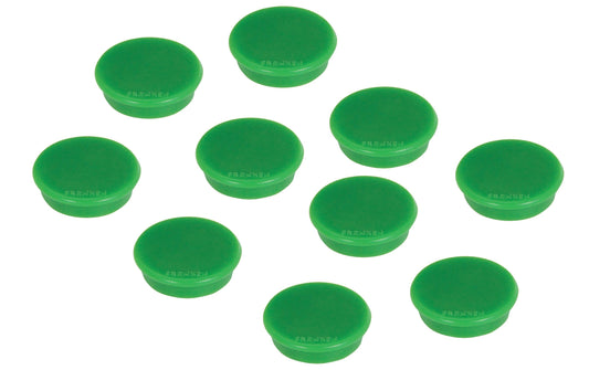 Franken, Haftmagnet Ø 13 mm, 10 Stück, Grün