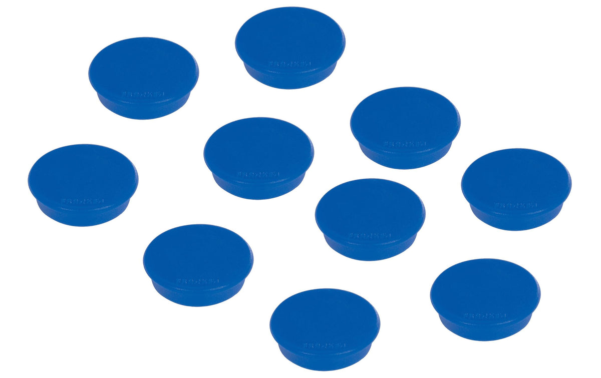 Franken, Haftmagnet Ø 13 mm, 10 Stück, Blau