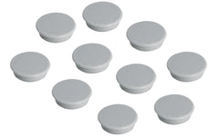 FRANKEN Magnete, 32 mm, 10 Stück, grau