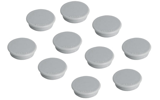 Franken, Haftmagnet Ø 13 mm, 10 Stück, Grau