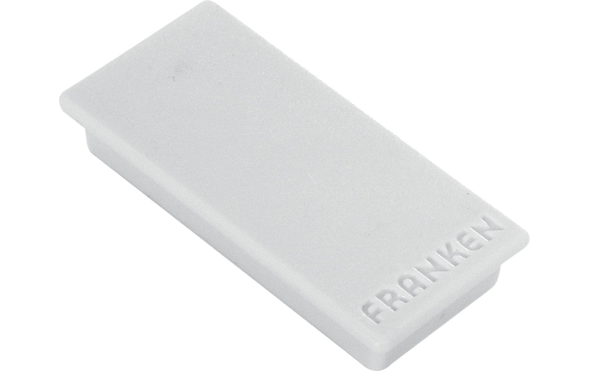 FRANKEN Magnete, 23 x 50 mm, 10 Stück, grau