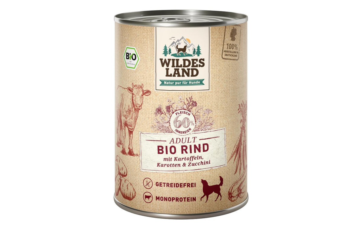 Wildesland Dog Adult BIO Rind, Kart., Zuc.